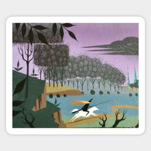 eyvind earle Sticker